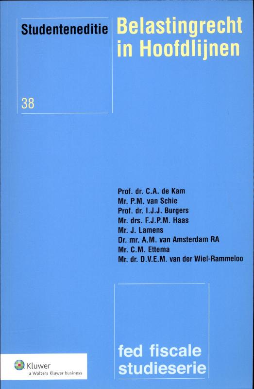 Belastingrecht in hoofdlijnen  / deel Studenteneditie