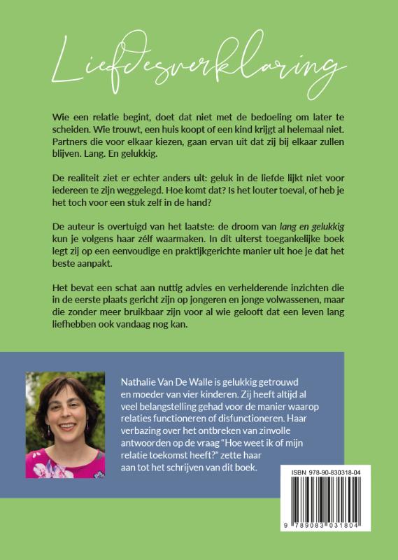 Liefdesverklaring achterkant