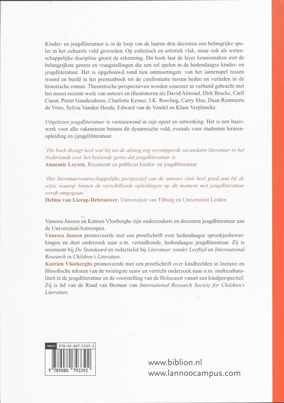 Uitgelezen Jeugdliteratuur achterkant