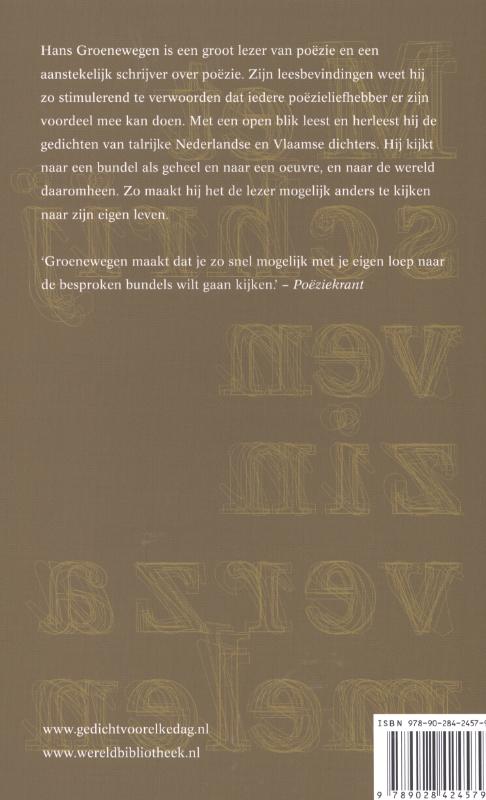 Met schrijven zin verzamelen achterkant