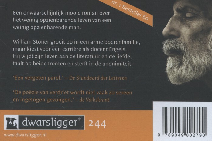 Stoner - John Williams achterkant