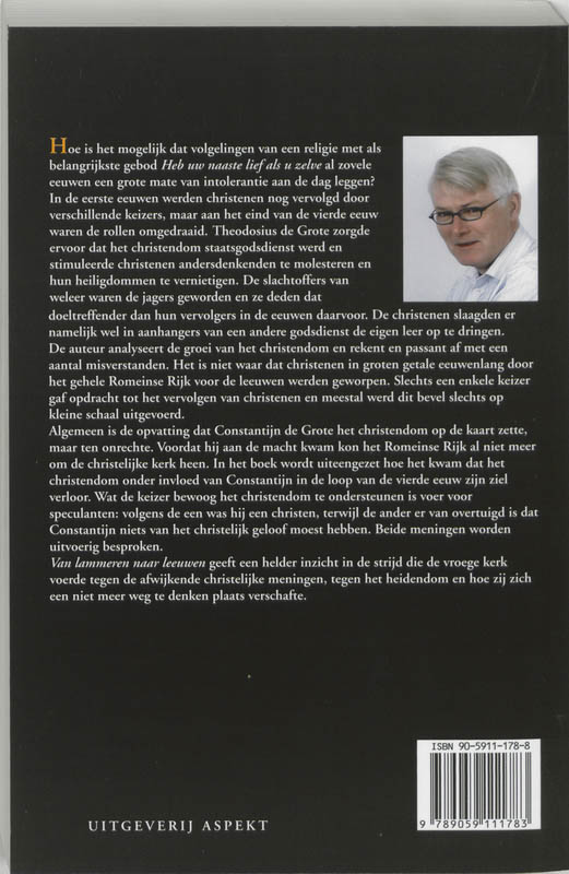 Van lammeren naar leeuwen achterkant