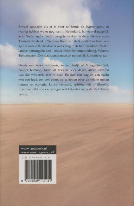 Expeditie wildernis achterkant