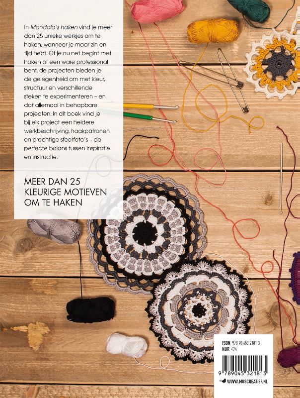 Mandala's haken achterkant