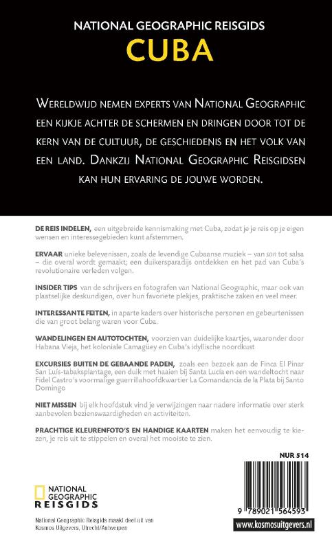 National Geographic Reisgids  -   Cuba achterkant