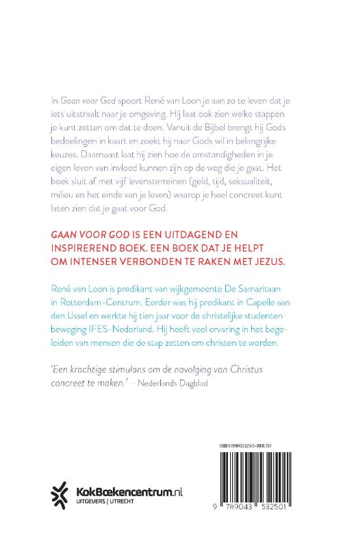 Gaan voor God achterkant