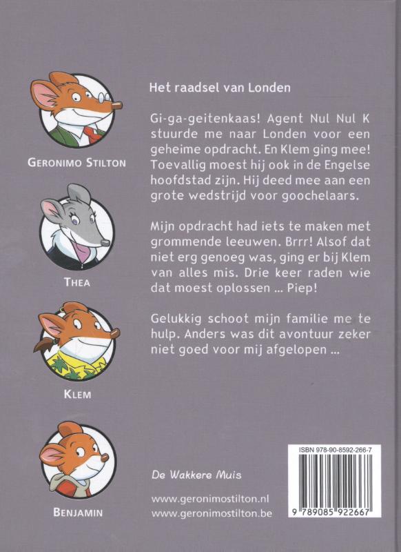 Het raadsel van Londen achterkant