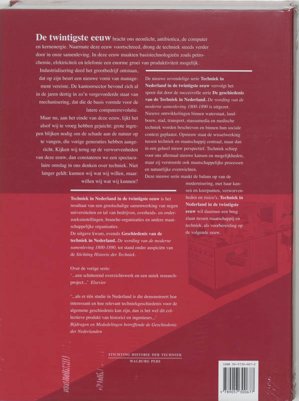 Huishoudtechnologie en medische techniek / Techniek in Nederland in de twintigste eeuw / 4 achterkant