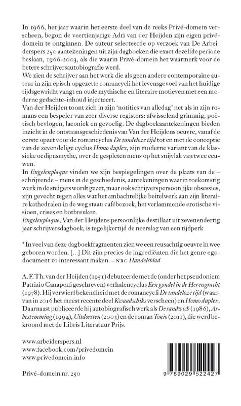 Engelenplaque / Privé-domein / 250 achterkant