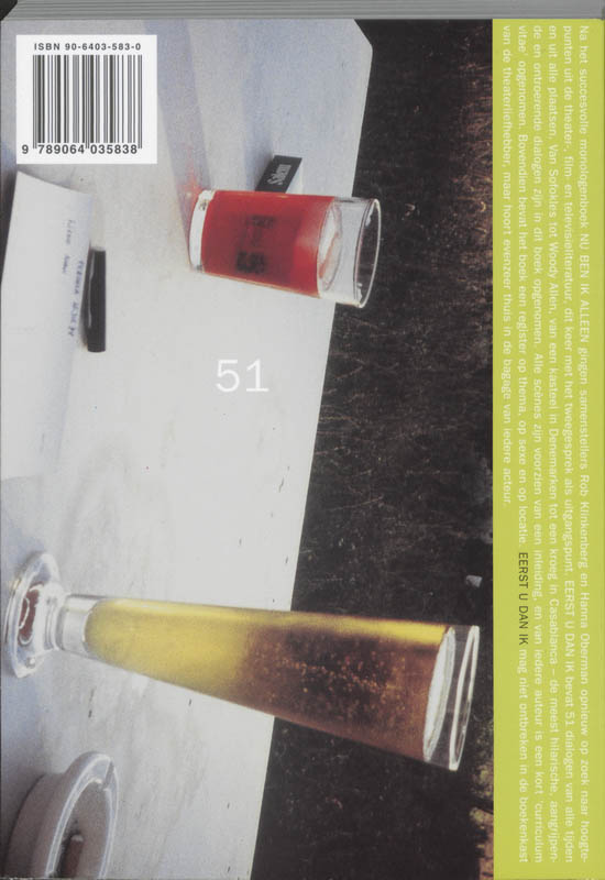 Eerst u, dan ik achterkant