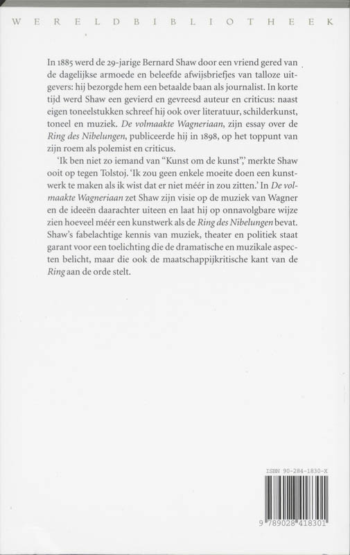 De Volmaakte Wagneriaan achterkant