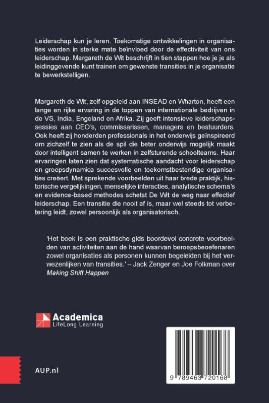 Making Shift Happen achterkant