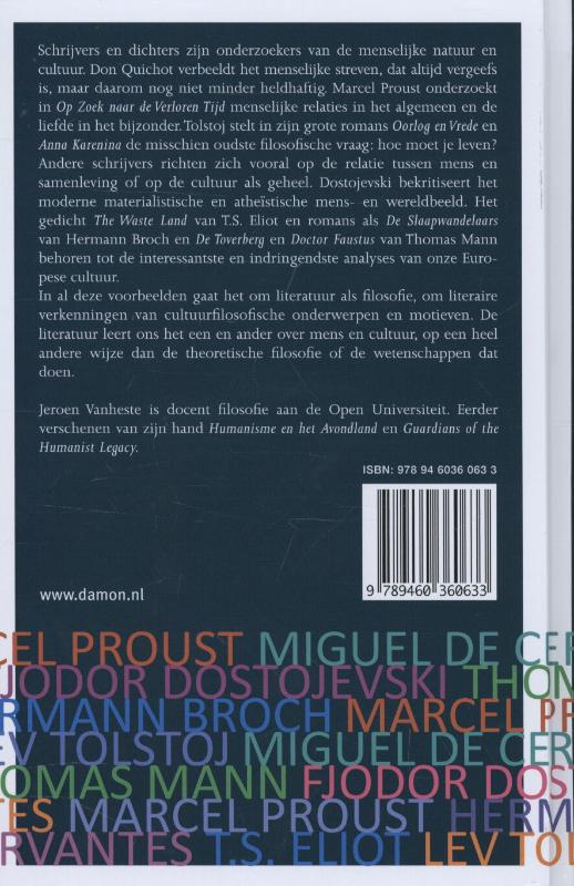 De wijsheid van de roman achterkant