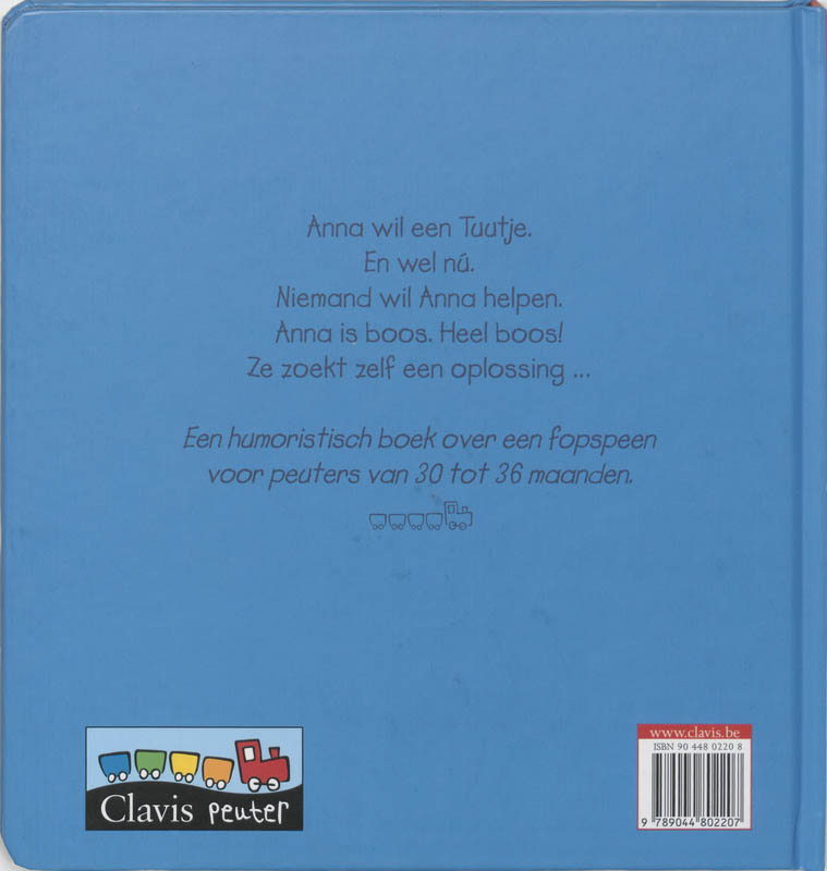 Ik Wil Een Tuutje achterkant