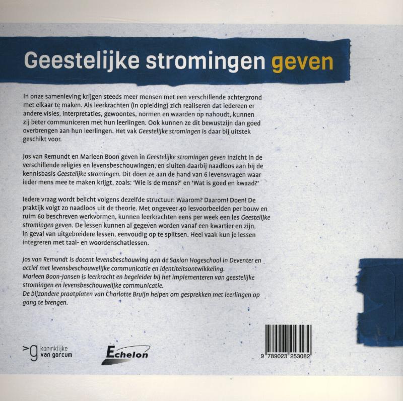Geestelijke stromingen geven achterkant