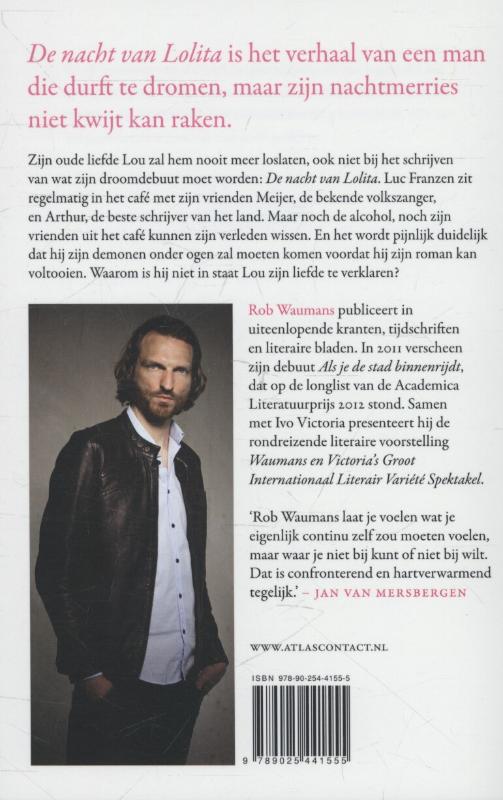 De nacht van Lolita achterkant