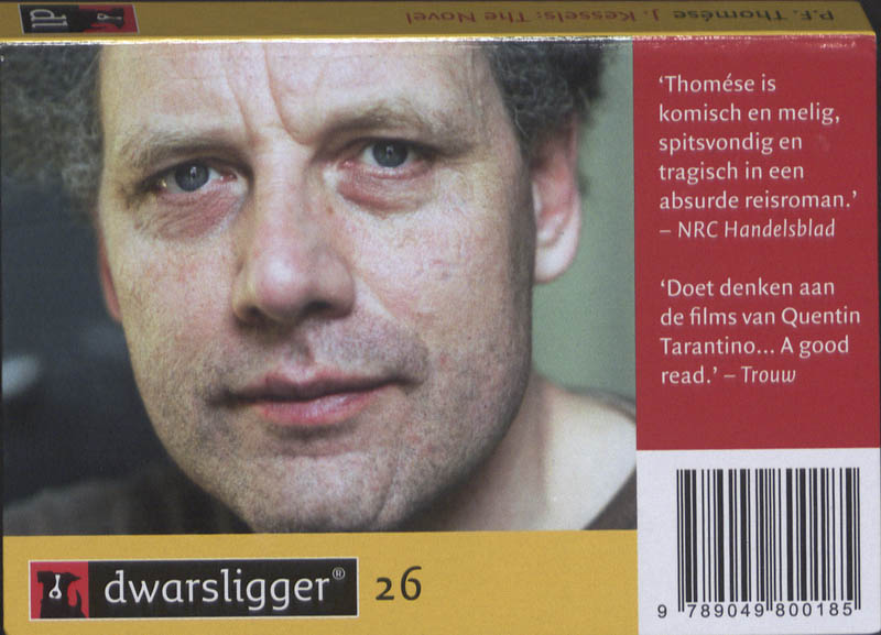 J. Kessels: The Novel  Dwarsligger achterkant