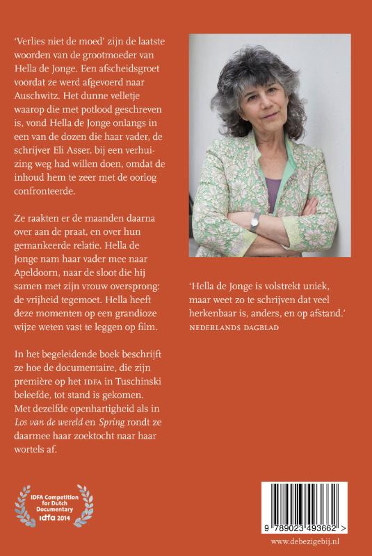 Verlies niet de moed achterkant