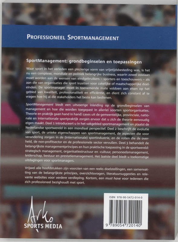 SportManagement achterkant