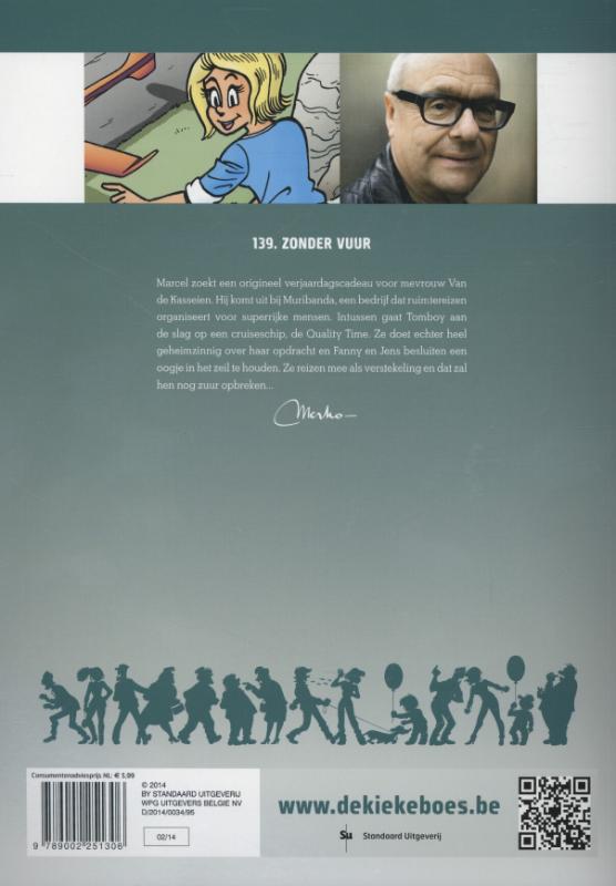 Zonder vuur / De Kiekeboes / 139 achterkant