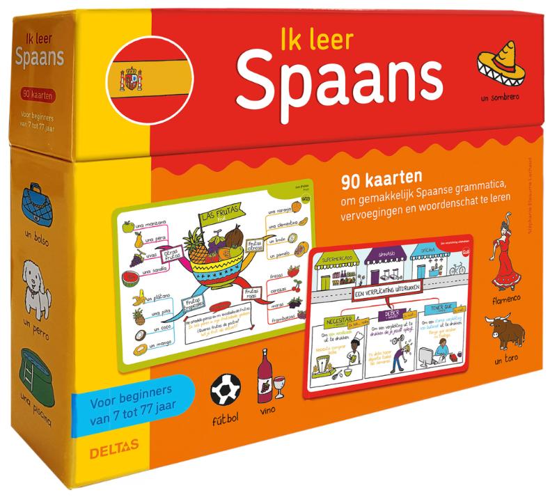 Ik leer Spaans - 90 kaarten - mindmaps
