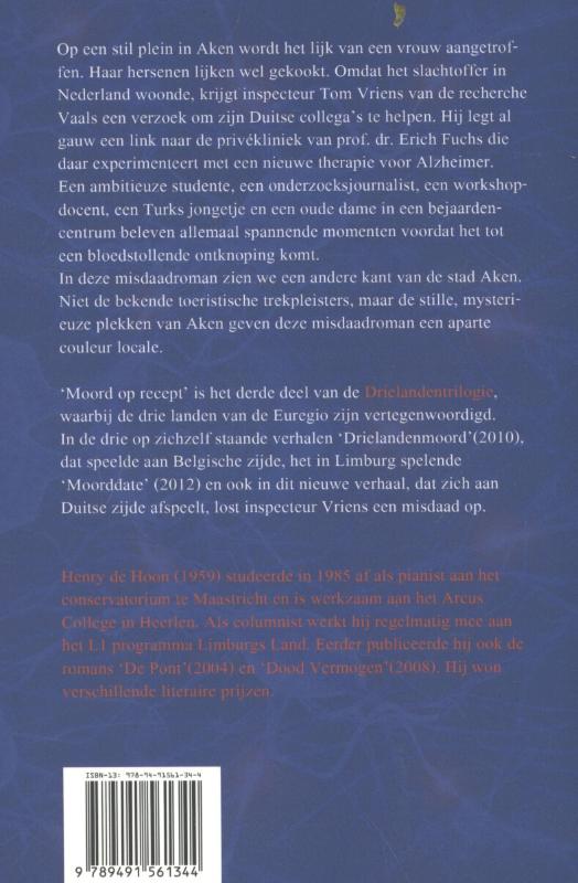 Moord op recept achterkant