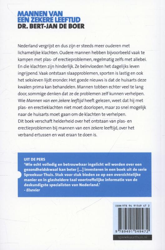 Spreekuur thuis - Mannen van een zekere leeftijd achterkant