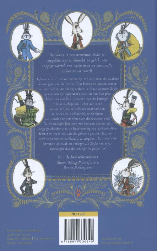 De Koninklijke Konijnen van Londen achterkant