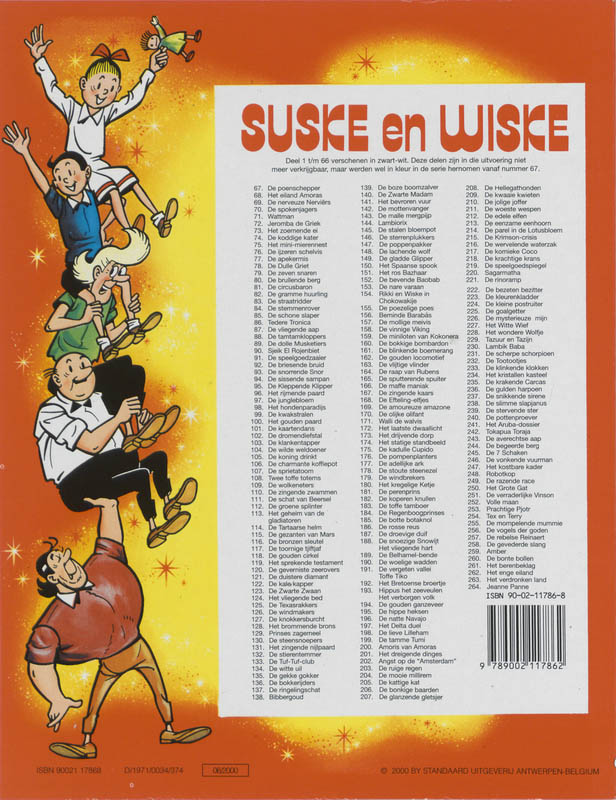 De junglebloem / Suske en Wiske / 97 achterkant