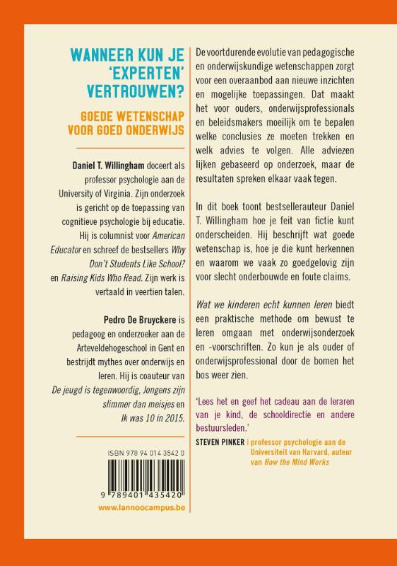 Wat we kinderen echt kunnen leren achterkant