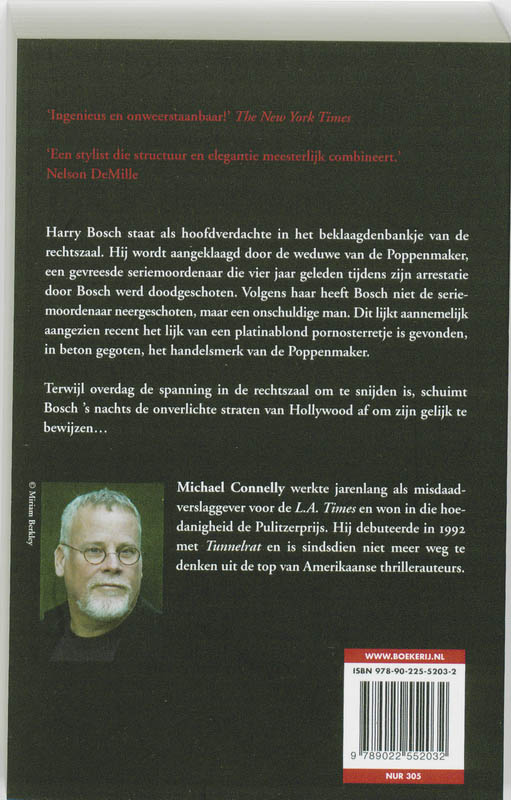 Harry Bosch 3 -   Betonblond achterkant