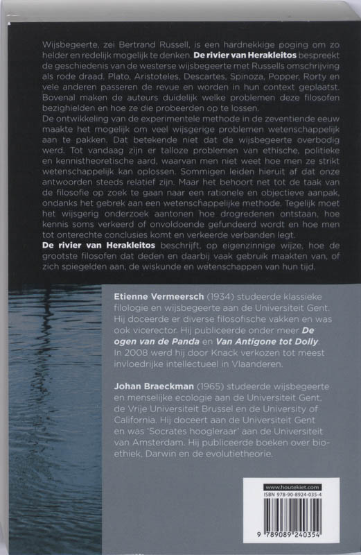 De rivier van Herakleitos achterkant