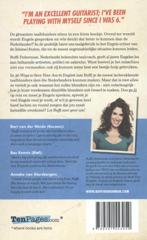 30 ways to save your ass in English achterkant