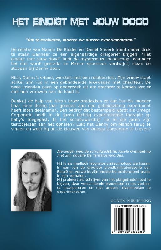 Het eindigt met jouw dood achterkant