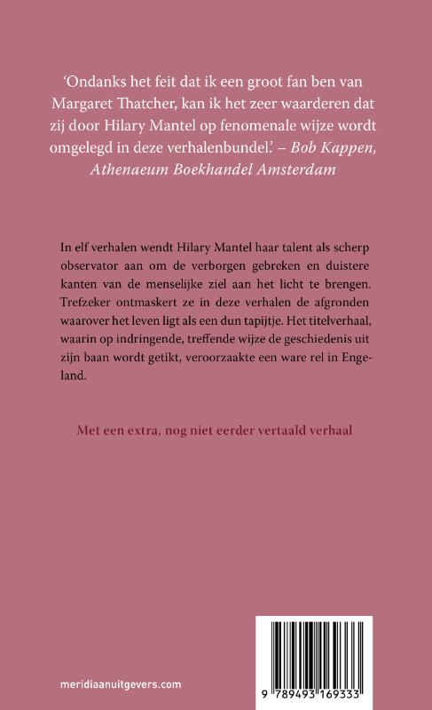 De moord op Margaret Thatcher achterkant