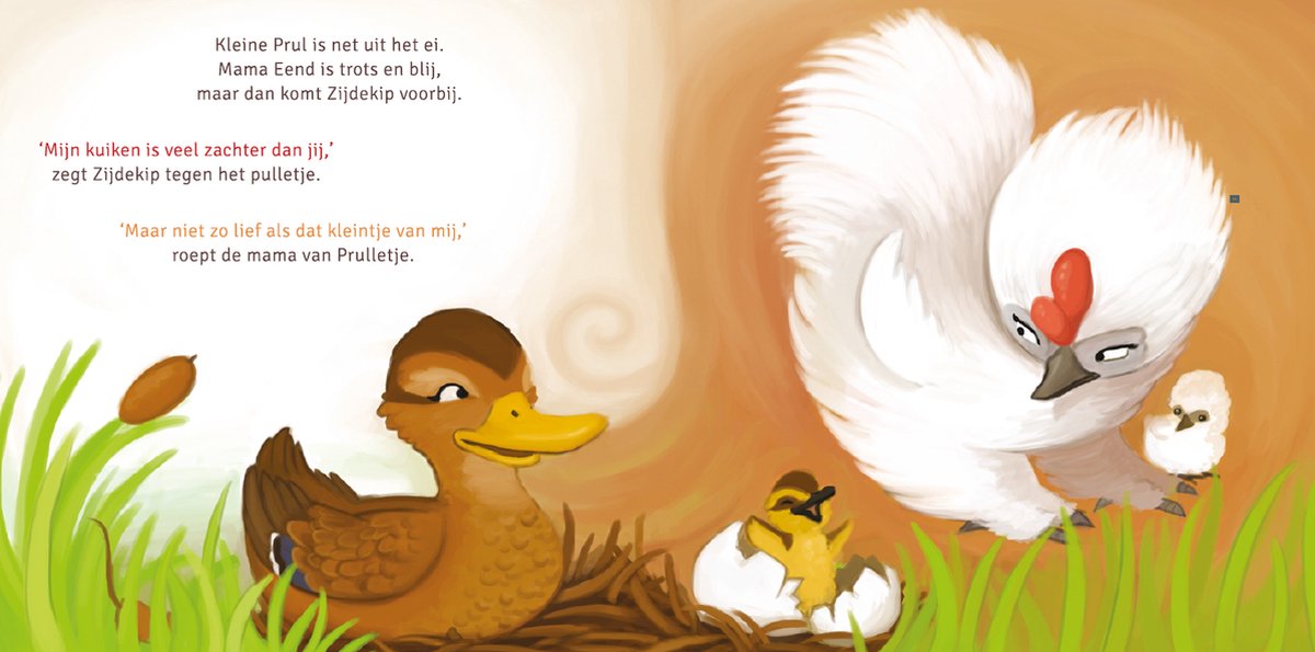 Prulletje vindt een zijden ei