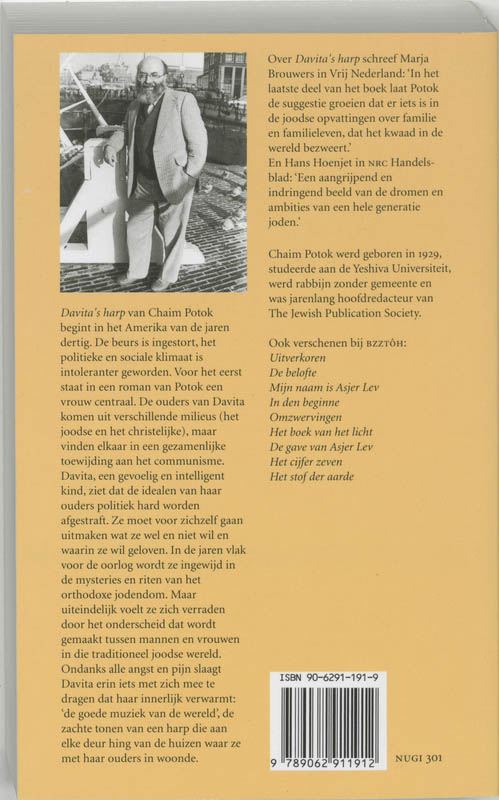 Davita's harp achterkant