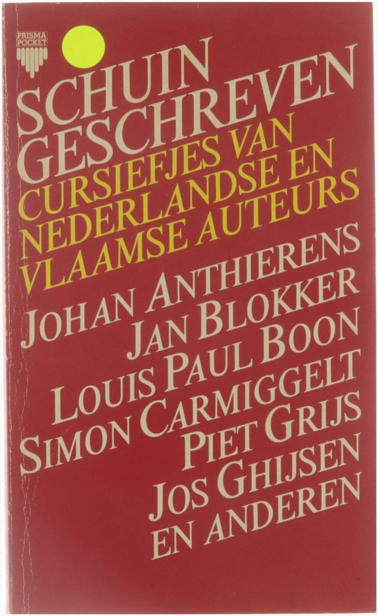 Schuin geschreven