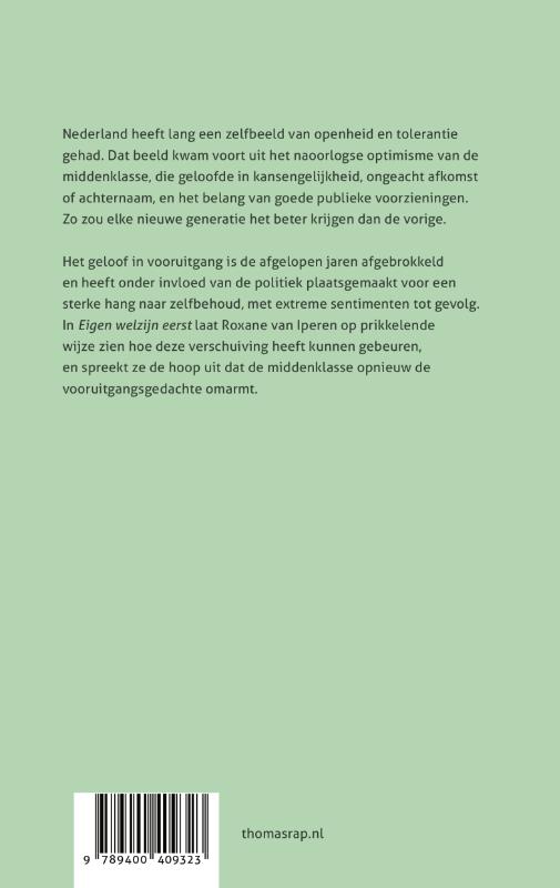 Eigen welzijn eerst achterkant