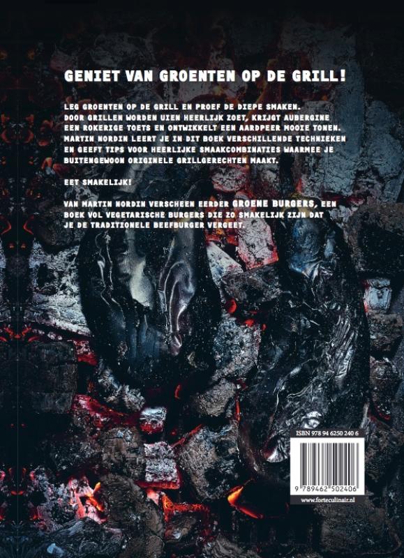 Groente op de grill achterkant