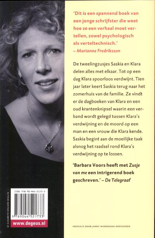 Zusje van me achterkant