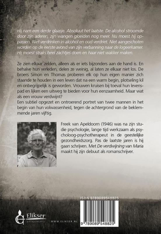 De verdwijning van Maria achterkant