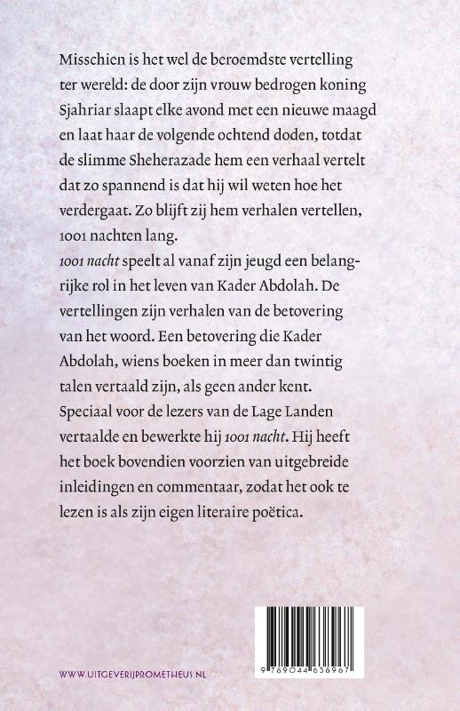 1001 nacht achterkant