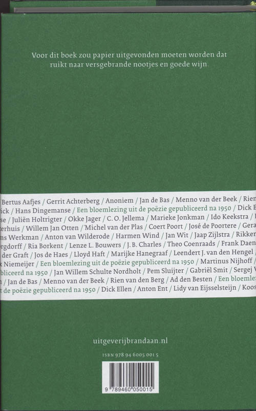 Brandaan van de christelijke poëzie achterkant