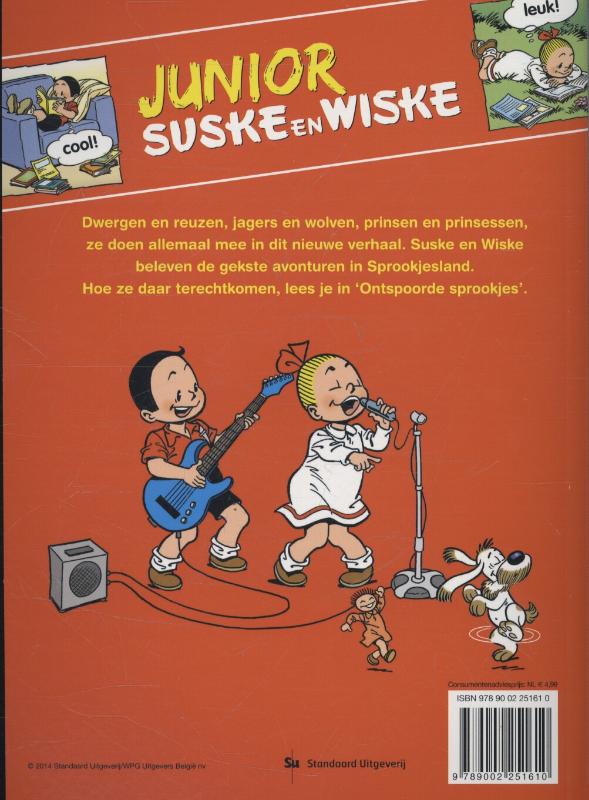 Junior Suske en Wiske 09. ontspoorde sprookjes achterkant