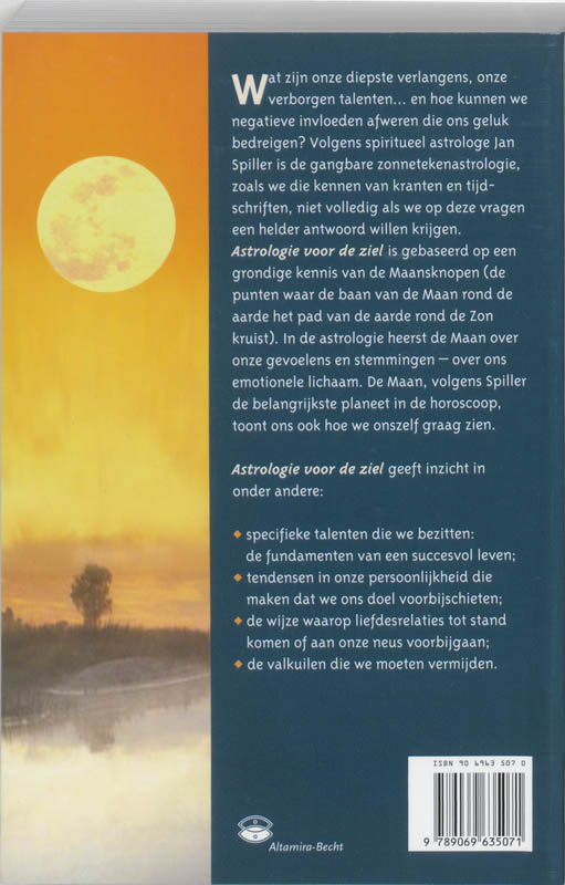 Astrologie voor de ziel achterkant