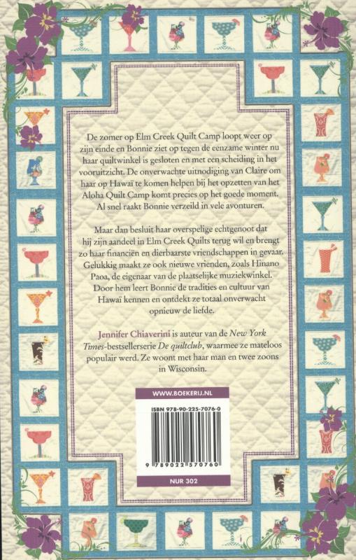 De alohaquilt achterkant