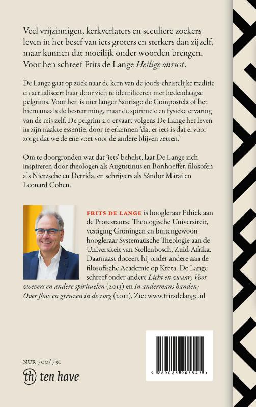 Heilige onrust achterkant