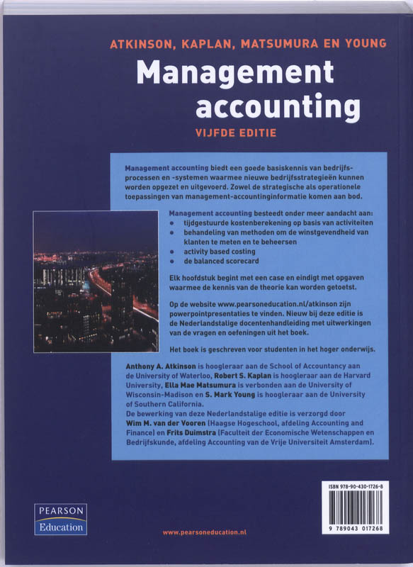 Management accounting achterkant