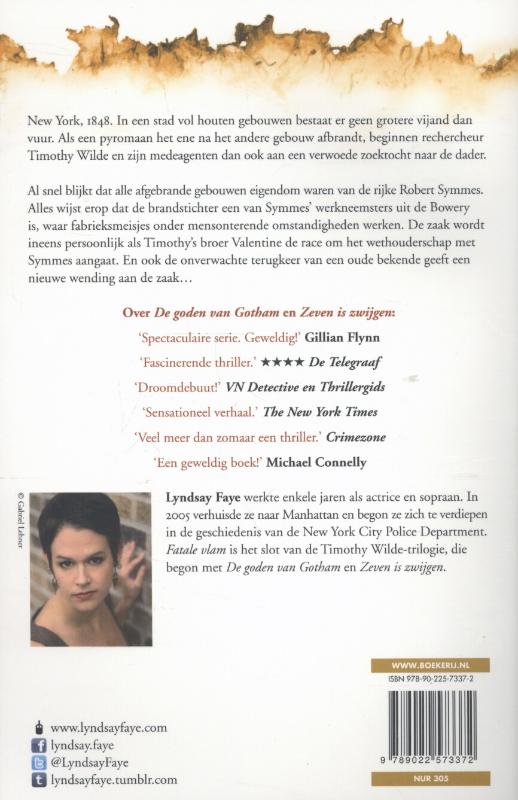 Fatale vlam achterkant